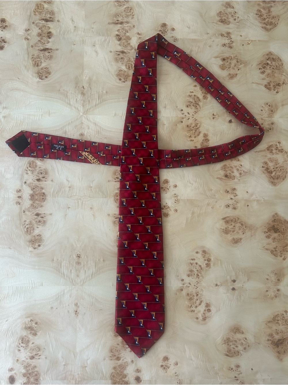 Vintage JZ Richard’s for Nordstrom 100% Silk Made in the USA Tie: Red